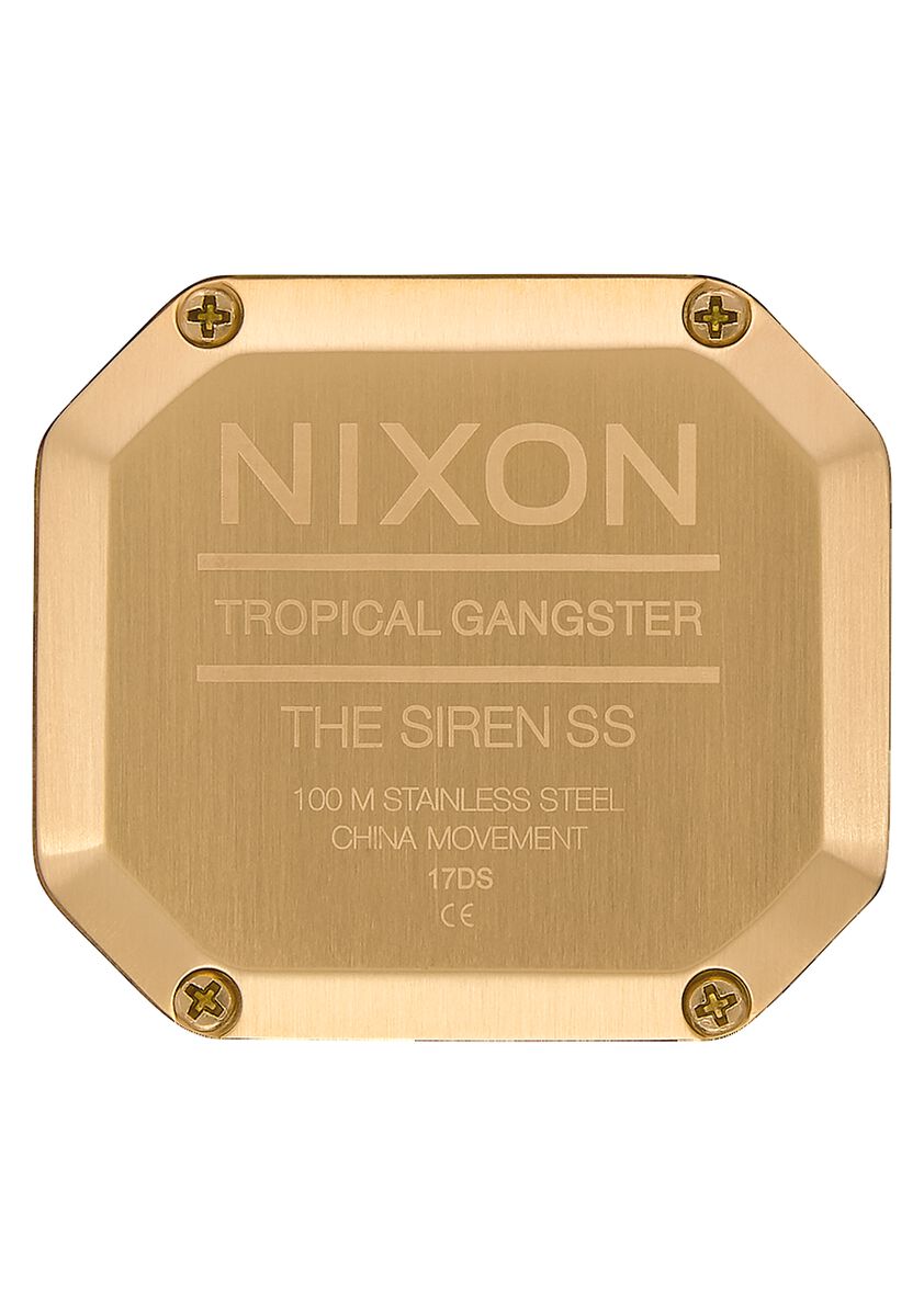 Nixon Siren Stainless Steel Watch Gold/Black