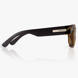 Madson Classico Sunglasses Tortoise-Black Matte / Grey Polarized - SantoLoco Hawaii