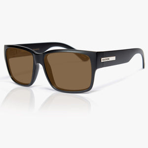 Madson Classico Sunglasses Black Matte / Bronze Polarized - SantoLoco Hawaii