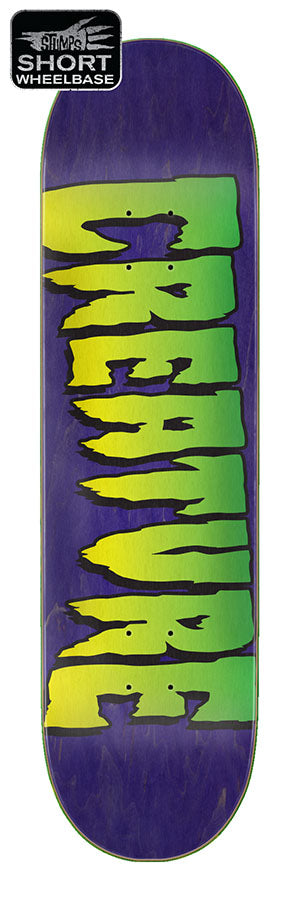 Creature Logo Stumps 8.25 Deck Purple – SantoLoco Hawaii