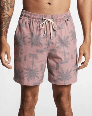 Hurley Asylum Volley 17" Shorts Pink - SantoLoco Hawaii
