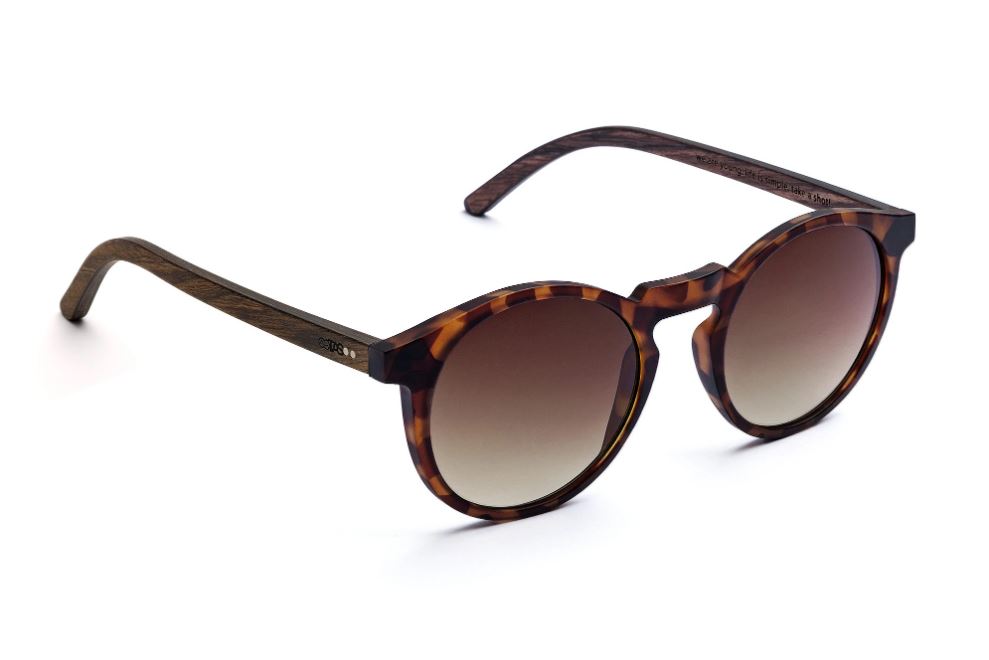 Take A Shot Emma Wooden Sunglasses - SantoLoco Hawaii
