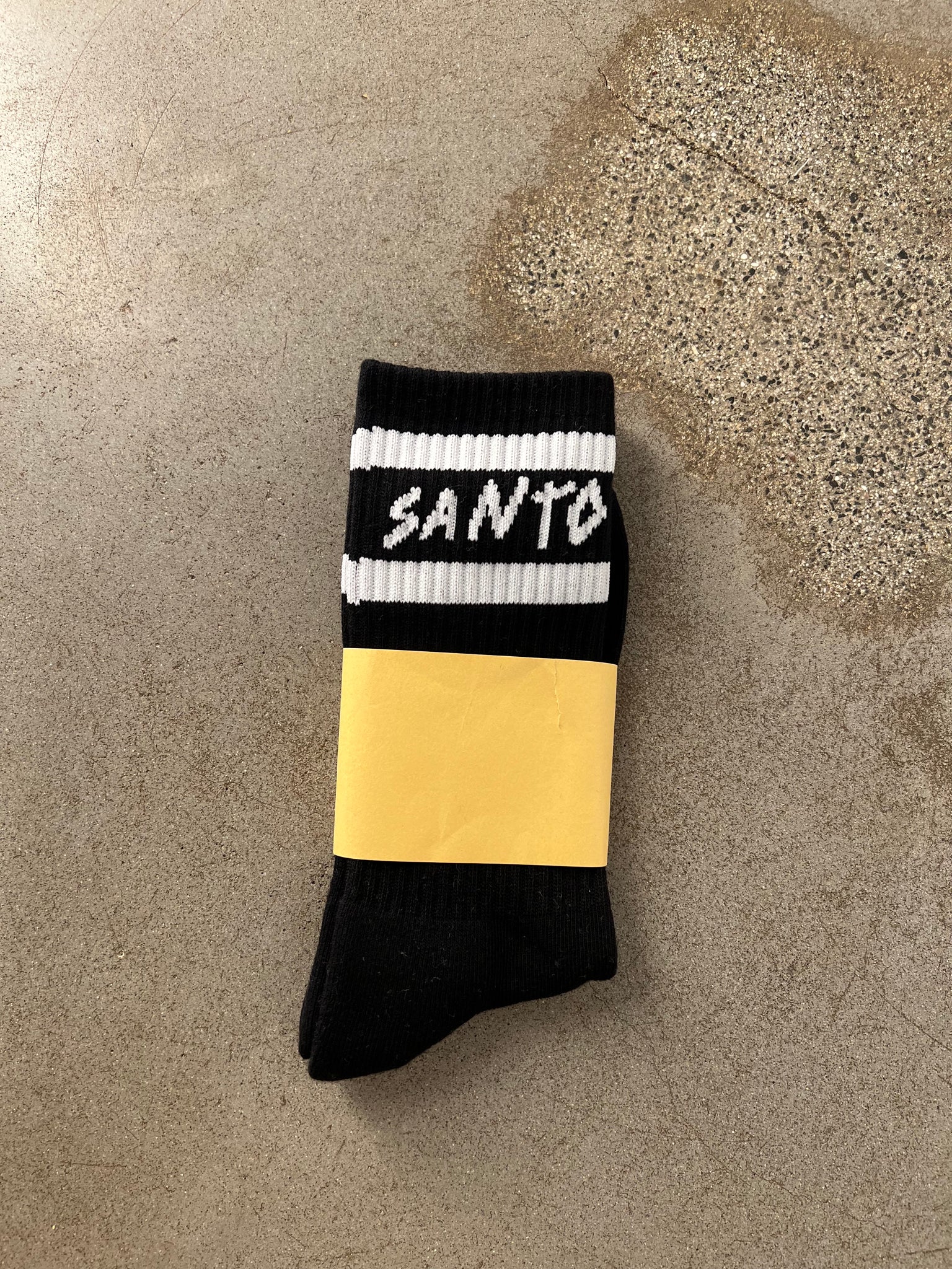 SantoLoco Logo Socks Black