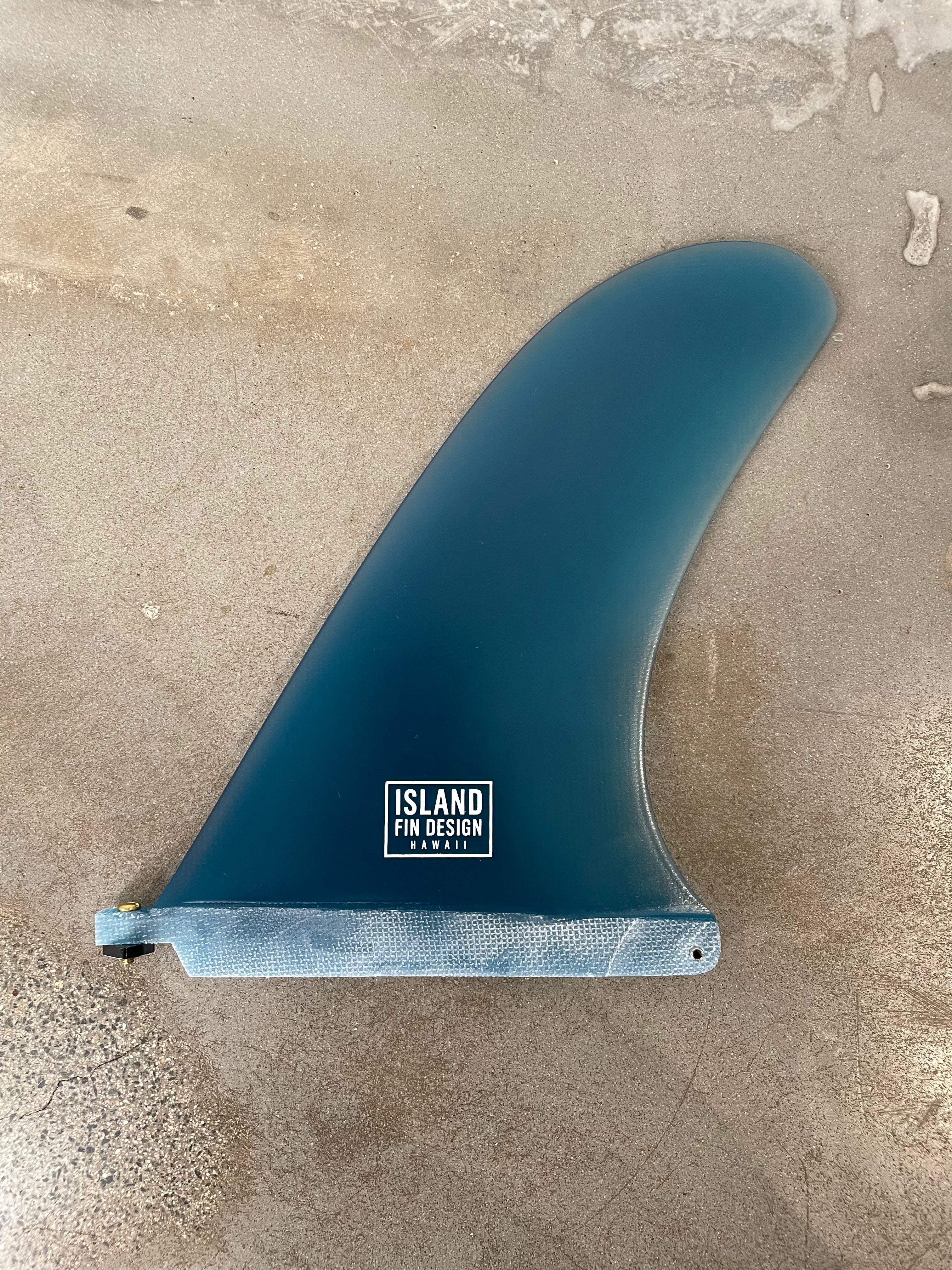 Island Fin Design Hinge Blue 9.5