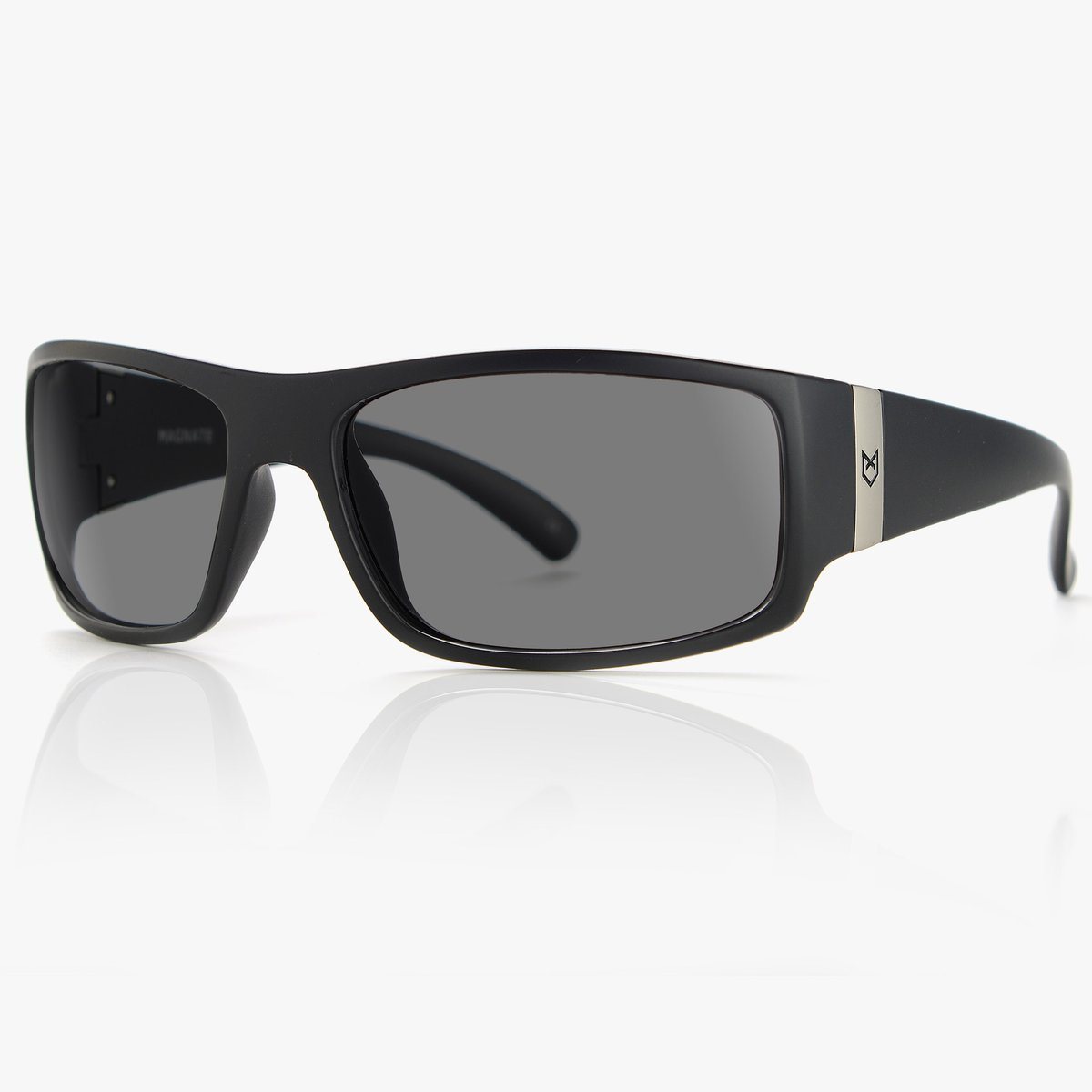 Madson Magnate Sunglasses Black Matte / Grey Polarized - SantoLoco Hawaii