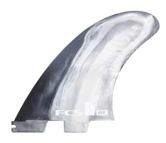 FCS II MR PC XLarge Tri Fin Black/White - SantoLoco Hawaii