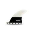 Futures QD2 3.75 Flat HC Quad Rear Fin Grey/Black - SantoLoco Hawaii