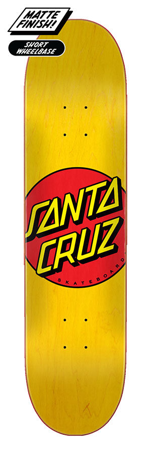 Santa Cruz Classic Dot 7.75 Deck Yellow