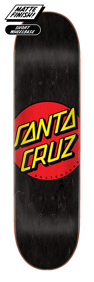 Santa Cruz Classic Dot 8.25 Deck Black