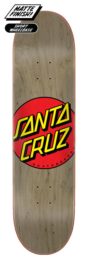 Santa Cruz Classic Dot 8.375 Deck Brown
