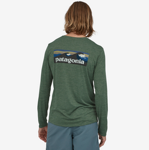 Patagonia Long Sleeved Capilene Cool Daily Graphic Shirt Green