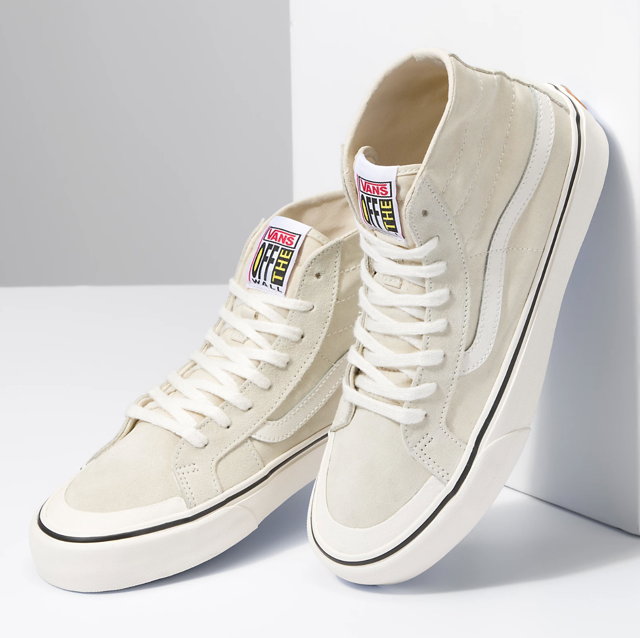 Vans sk8 top bambino bianche