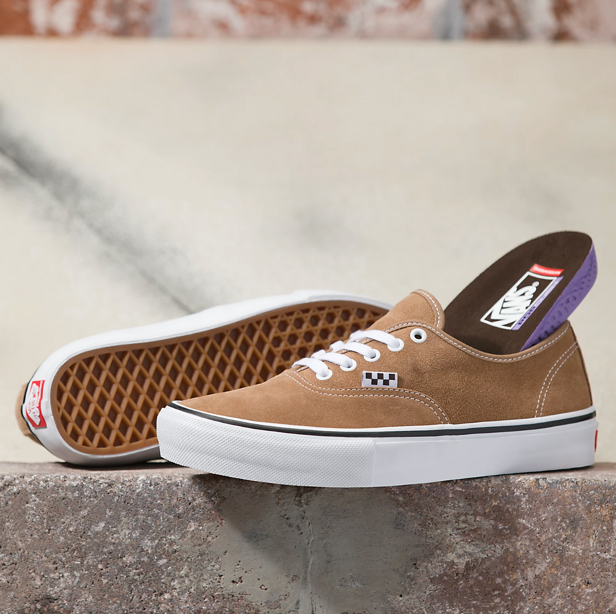 Vans Suede Skate Authentic Shoe Tobacco