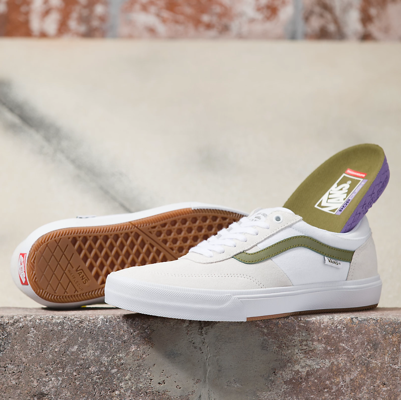 Vans Gilbert Crockett Shoe White Green
