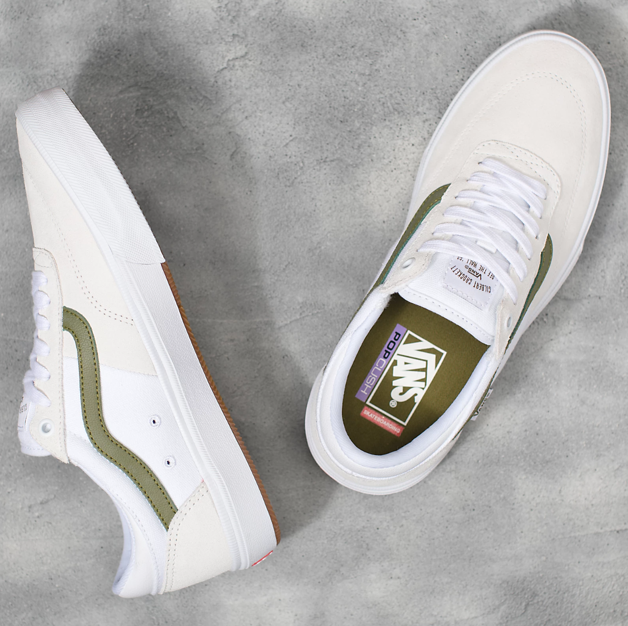 Vans Gilbert Crockett Shoe White Green