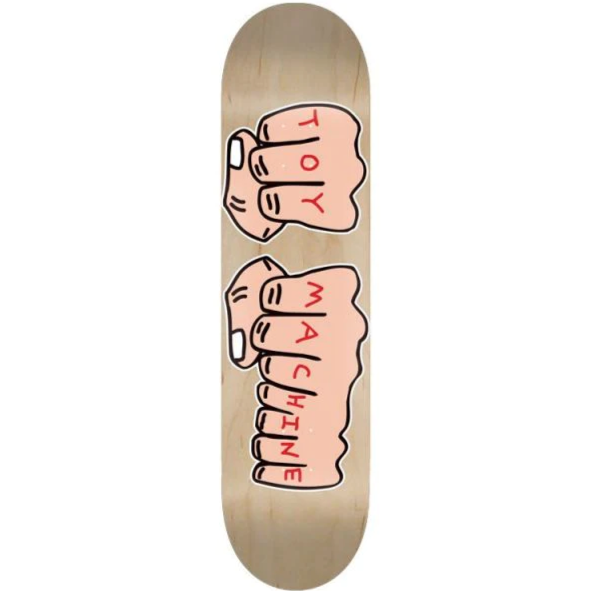 Toy Machine Fists 8.38 Deck Natural