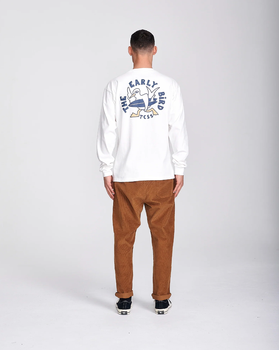 TCSS Early Bird LS Tee Vintage White