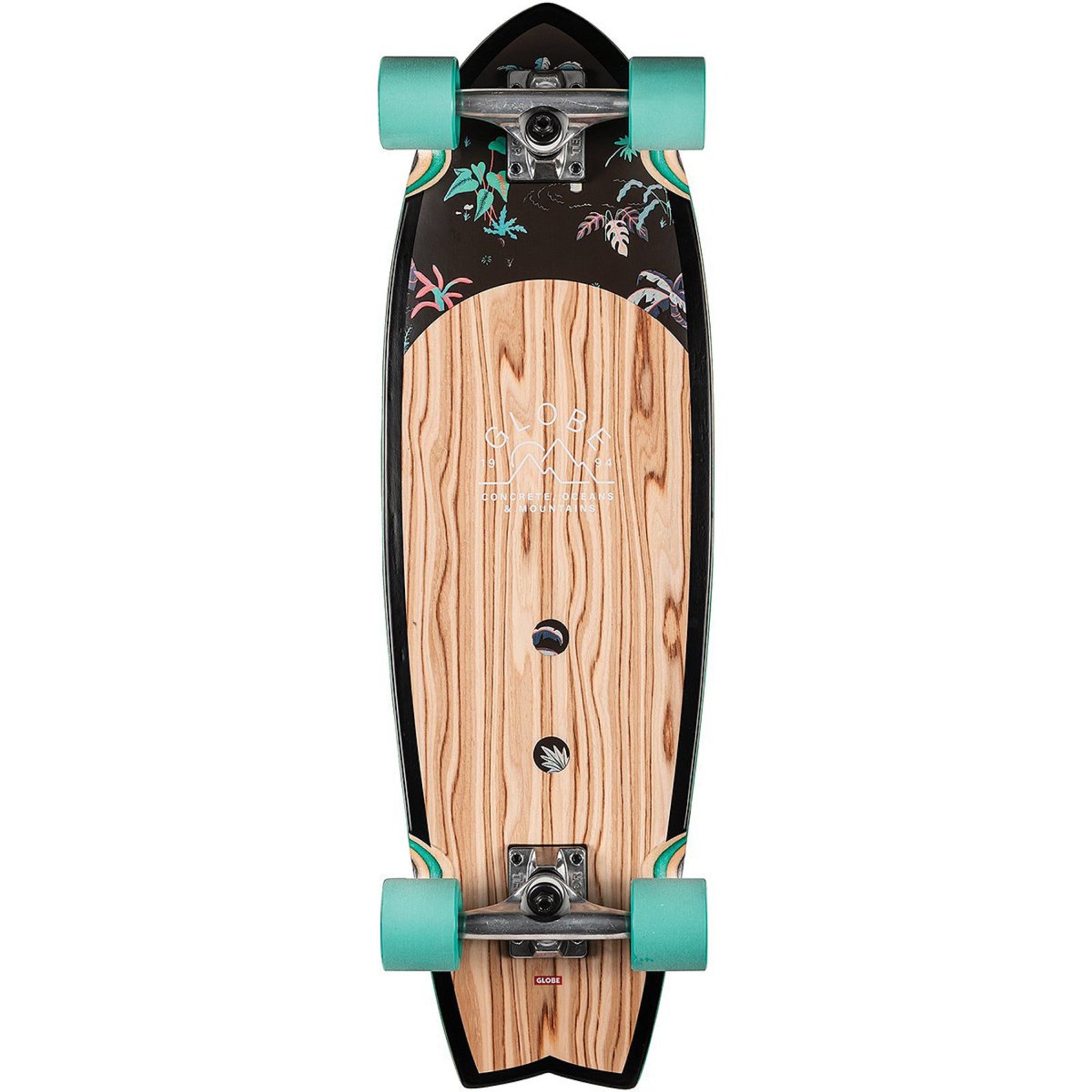 Globe Sun City Olivewood/Neon Jungle 30" Black
