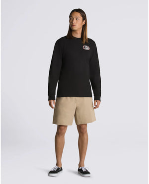 Vans Hawaii Islands Logo Lock Up Long Sleeve T-Shirt Black