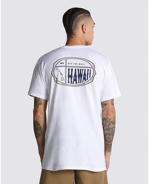Vans Hawaii Islands Logo Lock Up T-Shirt White