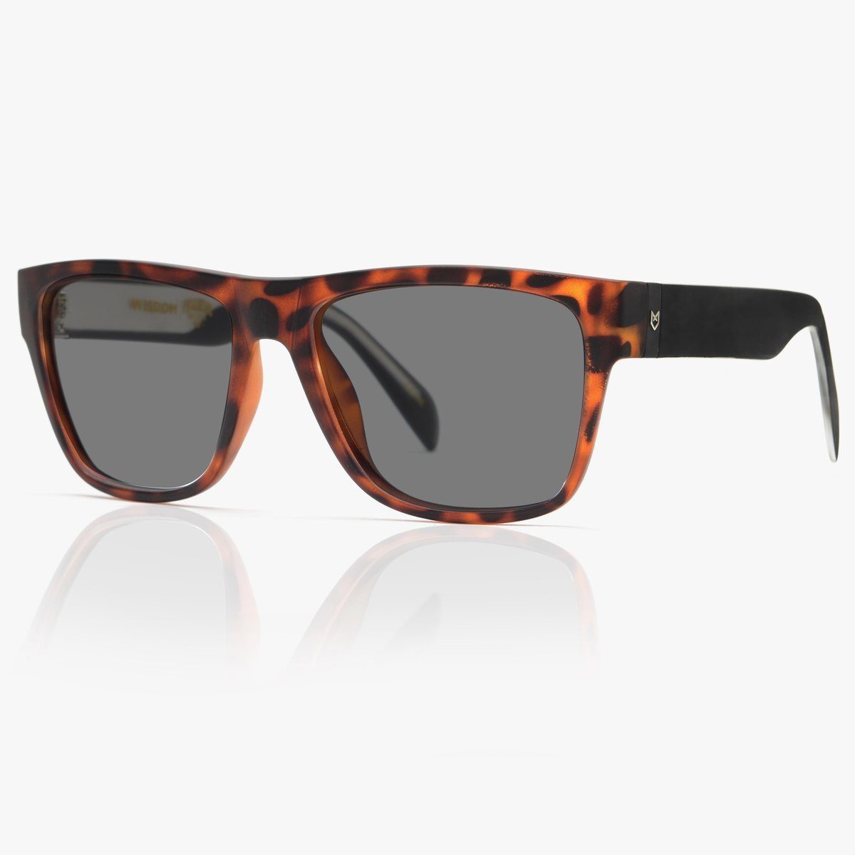 Madson Wisdom Sunglasses Dark Matte Tortoise / Grey - SantoLoco Hawaii