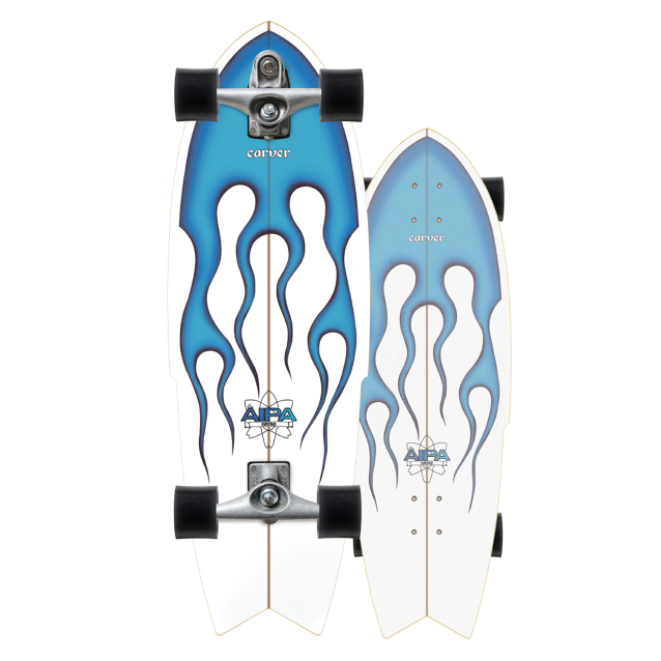 Carver Aipa Sting 30.75" C7 Raw Surfskate Complete