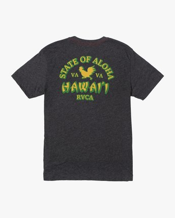 RVCA State Of Aloha T-Shirt Grey