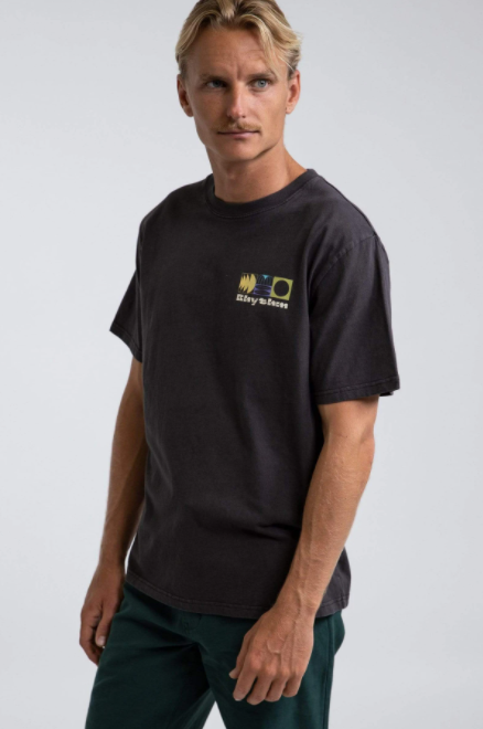 Rhythm Axis SS Vintage T-Shirt Black