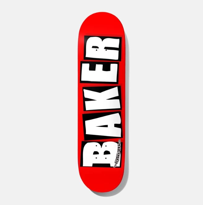 Baker Brand Logo Deck 7.3 Red - SantoLoco Hawaii
