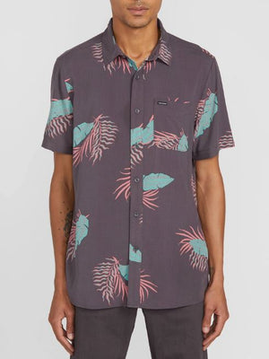 Volcom Bermuda Shirt Purple - SantoLoco Hawaii
