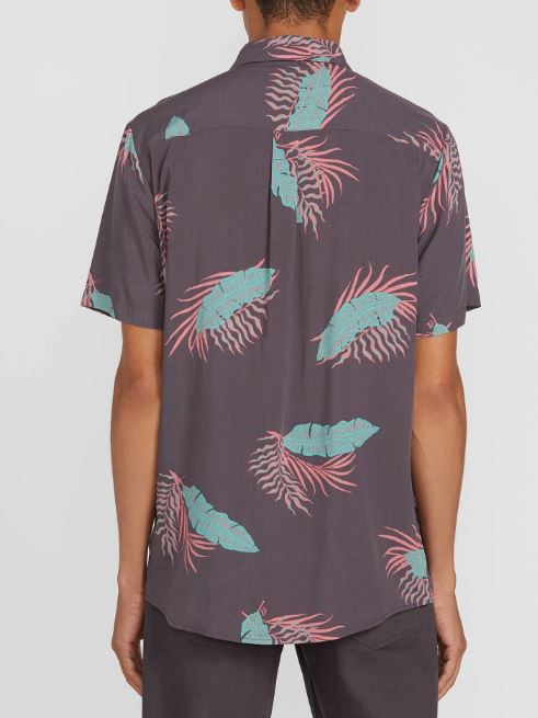 Volcom Bermuda Shirt Purple - SantoLoco Hawaii