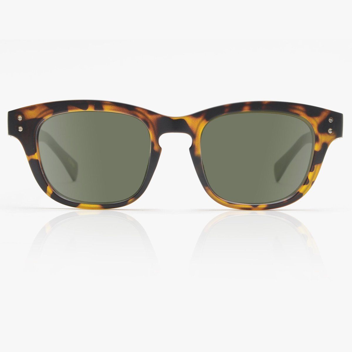 Madson Brooks St. Sunglasses Tortoise Matte-Black / Vintage G15 Grey - SantoLoco Hawaii