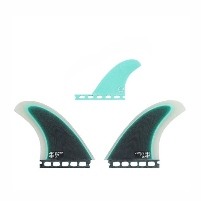 Captain Fin CF Twin Esp (Futures) Fin Sea Foam Green - SantoLoco Hawaii