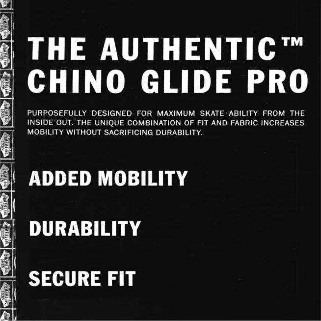 Vans Authentic Chino Glide Pro Pants Black - SantoLoco Hawaii