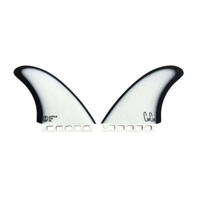 Christenson Twin Esp (Futures) Fin Black/White - SantoLoco Hawaii