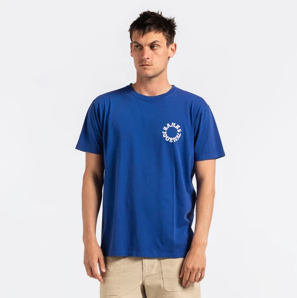 Banks Journal Compass Faded Tee Blue