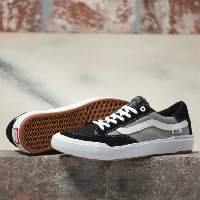Vans berle pro sale black black white