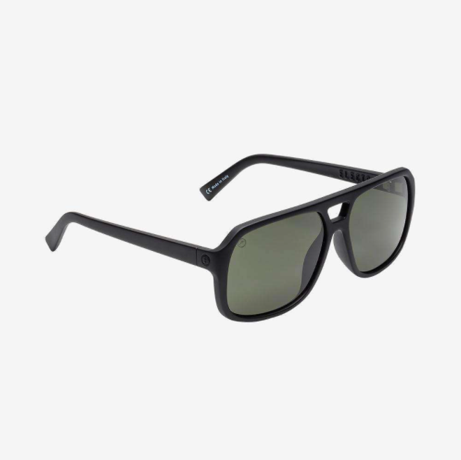 Electric Dude Sunglasses Matte Black / Grey Polarized - SantoLoco Hawaii