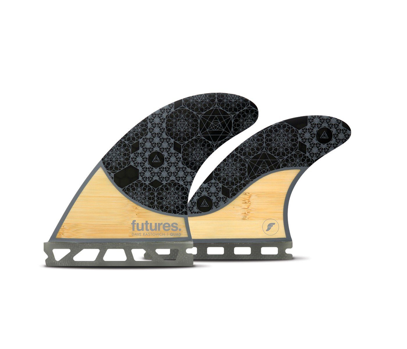 Futures Rasta HC Quad Fin Grey - SantoLoco Hawaii