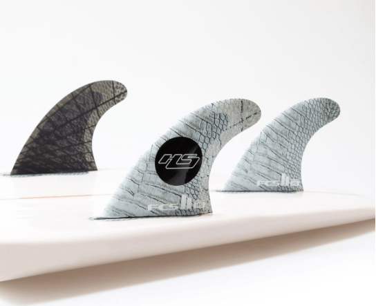 FCS II HS PC Carbon Medium Tri Fin Black - SantoLoco Hawaii