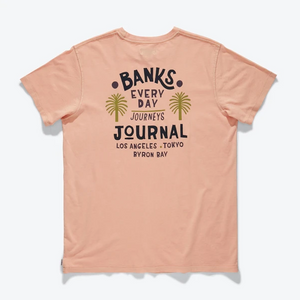 Banks Journal Holiday T-Shirt Peach