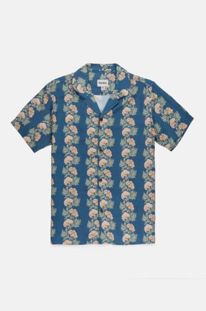 Rhythm Honolulu Shirt Blue - SantoLoco Hawaii