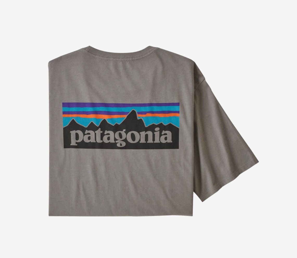 Patagonia M P-6 Logo Organic T-Shirt Grey - SantoLoco Hawaii