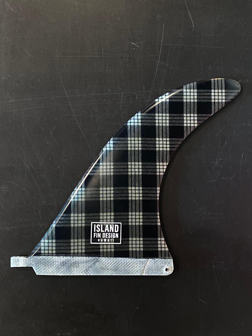 Island Fin Design 7.5" Fin Black Palaka