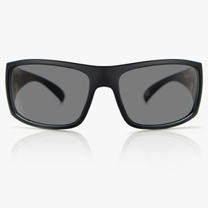 Madson Magnate Sunglasses Black on Black / Grey Polarized - SantoLoco Hawaii