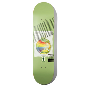 Girl Skateboard Malto Postal Series 8.25 Deck Green