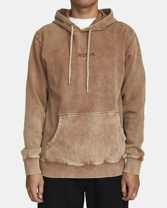 RVCA Mineral Hoodie Brown