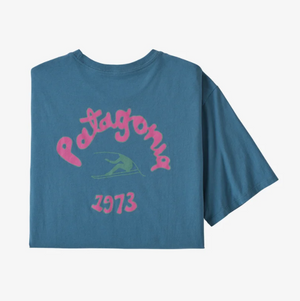 Patagonia Vision Mission Organic Cotton T-Shirt Blue