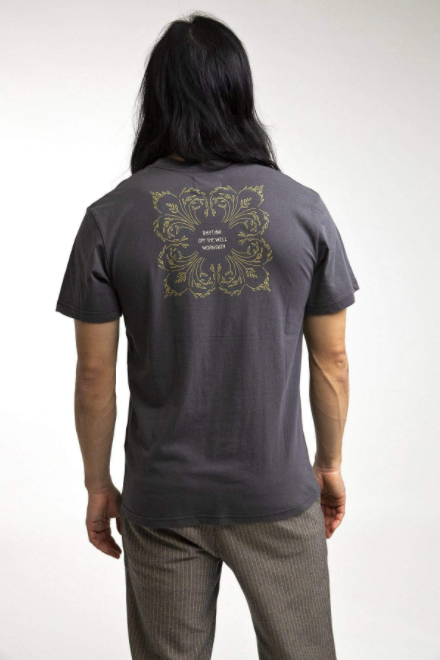 Rhythm Orchid T-Shirt Black