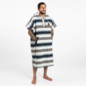 Slowtide The Digs Oso Changing Poncho White/Blue